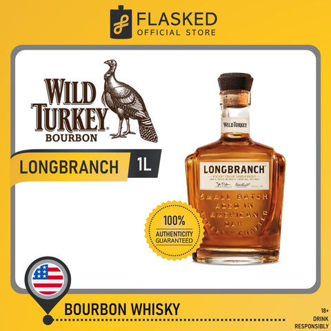 Wild Turkey Longbranch Bourbon Whiskey 1L