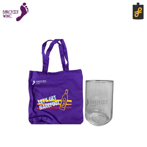 Barefoot PROMO Buy 2 Bottles get FREE Tote Bag and Glass (Not For Sale)