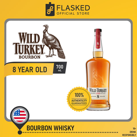 Wild Turkey 8 Year Old Bourbon Whiskey 700ml