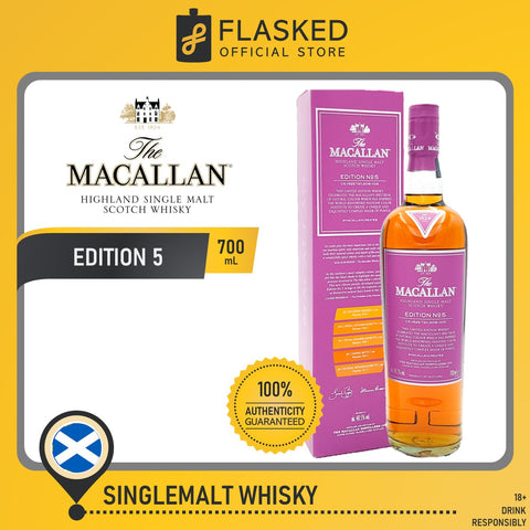 The Macallan Edition No. 5 Highland Single Malt Scotch Whisky 700mL