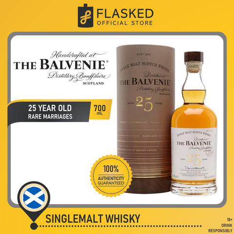 Balvenie 25 Year Old Rare Marriages Single Malt Scotch Whisky 700mL