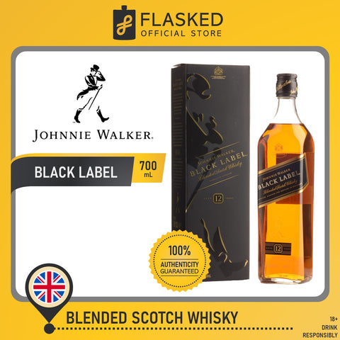 Johnnie Walker Black Label Whisky 700mL W/ Box