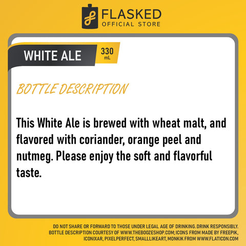 Hitachino Nest White Ale Japanese Craft Beer Bottle 330mL