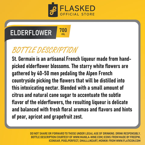 St. Germain Elderflower Liqueur 700mL