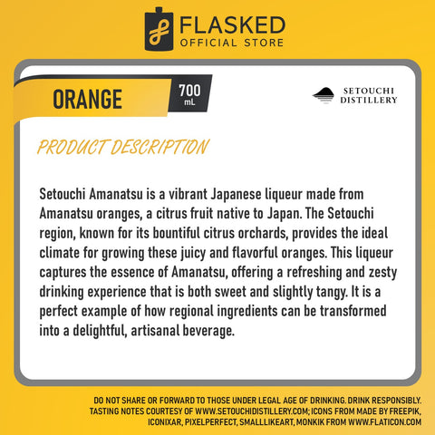 Setouchi Japanese Craft Gin Orange 700mL