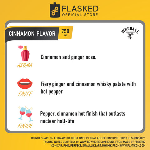 Fireball Cinnamon Whisky 750mL