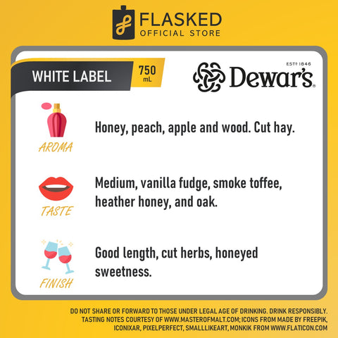 Dewar's White Label Blended Scotch Whisky 750mL