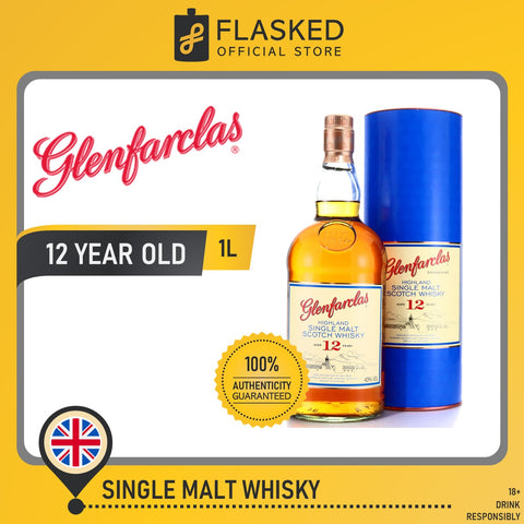 Glenfarclas 12 Year Old Highland Single Malt Scotch Whisky 1L