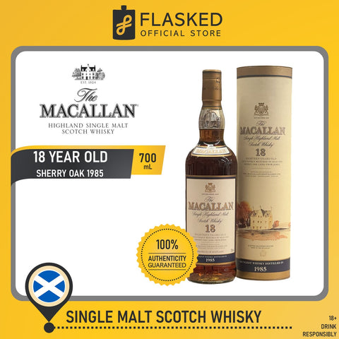 The Macallan 18 Year Old Sherry Oak 1985 700mL