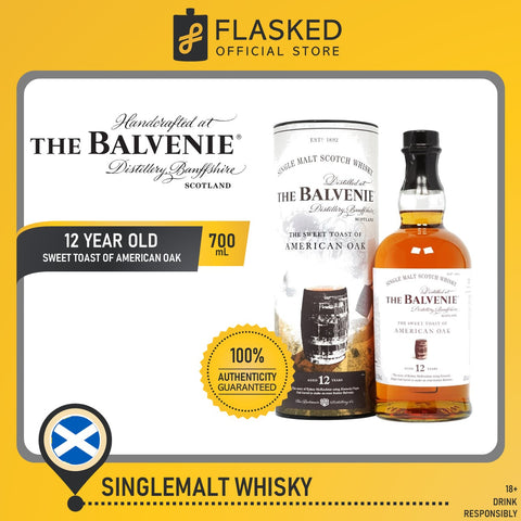 Balvenie 12 Year Old The Sweet Toast of American Oak Single Malt Scotch Whisky 700mL