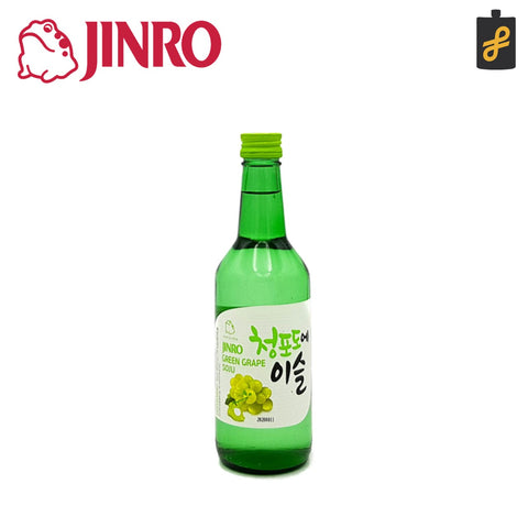 Jinro Chamisul Soju Green Grape 360mL