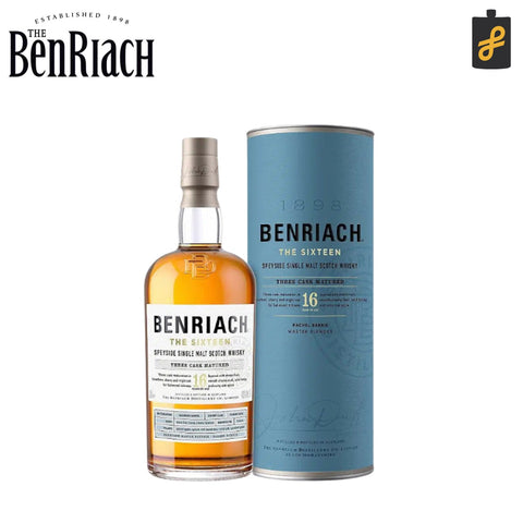 Benriach The Sixteen 16 Year Old Speyside Single Malt Whisky 700mL
