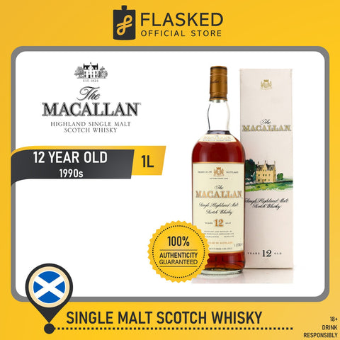 The Macallan 12 Year Old 1990s 1L