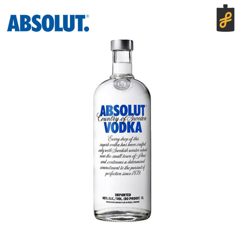 Absolut Blue Vodka 1L – Flasked Liquor Store