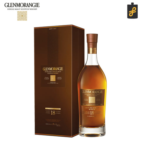 Glenmorangie 18 Year Old Highland Single Malt Scotch Whisky 700mL