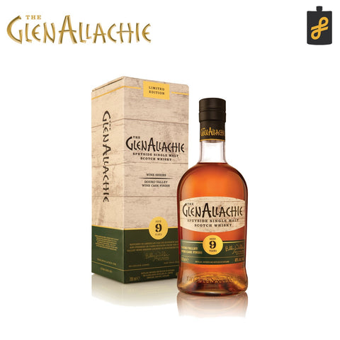 GlenAllachie 9 Year Old Wine Cask Series Douro Valley 700ml