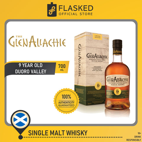 GlenAllachie 9 Year Old Wine Cask Series Douro Valley 700ml