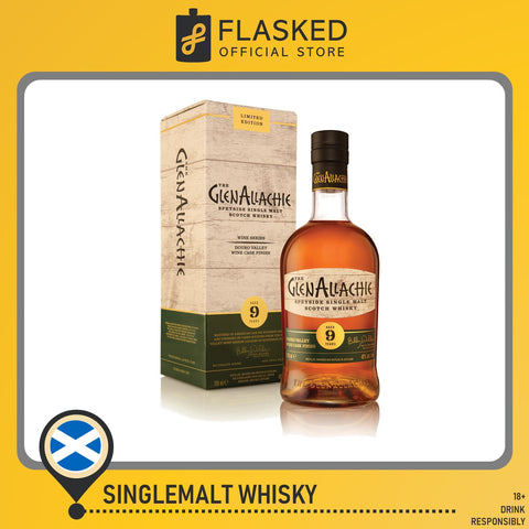 GlenAllachie 9 Year Old Wine Cask Series Douro Valley 700ml