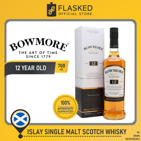 Bowmore 12 Year Old Single Malt Scotch Whisky 700mL