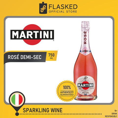 Martini Rose Demi-Sec Italian Sparkling Wine 750mL