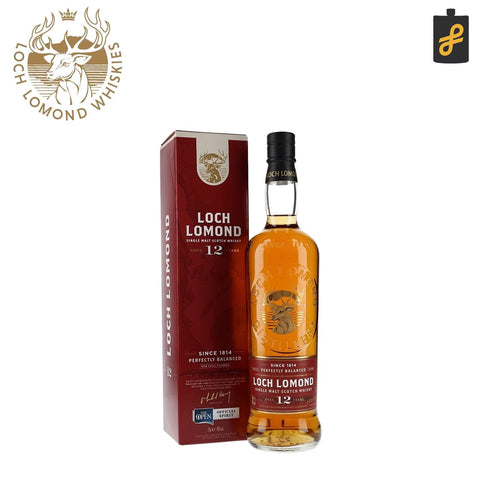 Loch Lomond 12 Year Old Single Malt Scotch Whisky 700mL