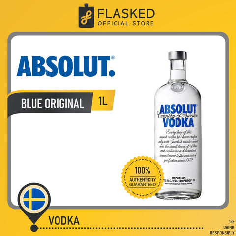 Absolut Blue Vodka 1L – Flasked Liquor Store
