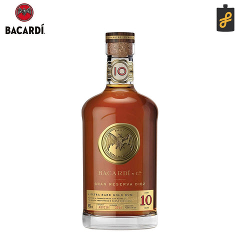 Bacardi Gran Reserva Diez 10 Year Old Rum 700mL