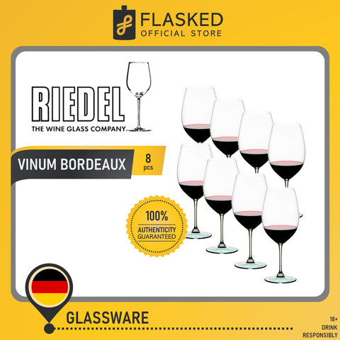 Riedel Vinum Bordeaux Glass Set of 8