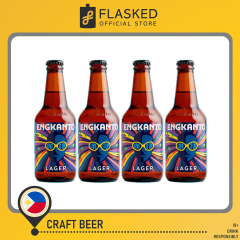Engkanto Live It Up! Lager Beer 330mL 4 Pack