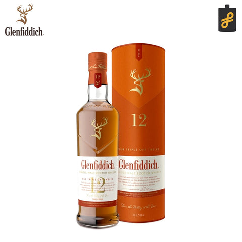 Glenfiddich 12 Year Old Triple Cask Single Malt Scotch Whisky 700ml