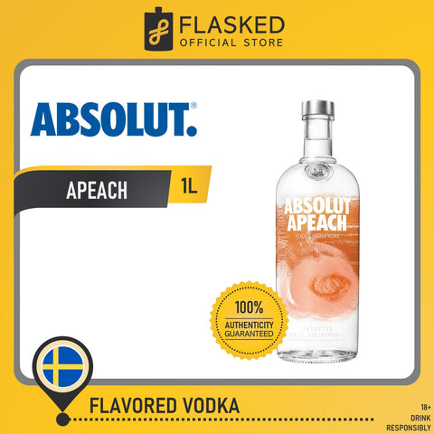 Absolut Apeach Vodka 1L