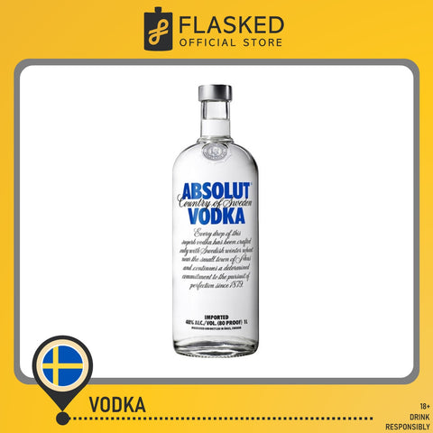 Absolut Blue Vodka 1L
