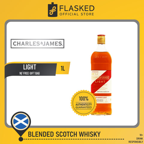 Charles and James Light Blended Whisky 1L