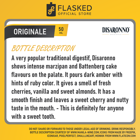 Disaronno Amaretto Liqueur 50mL Miniature