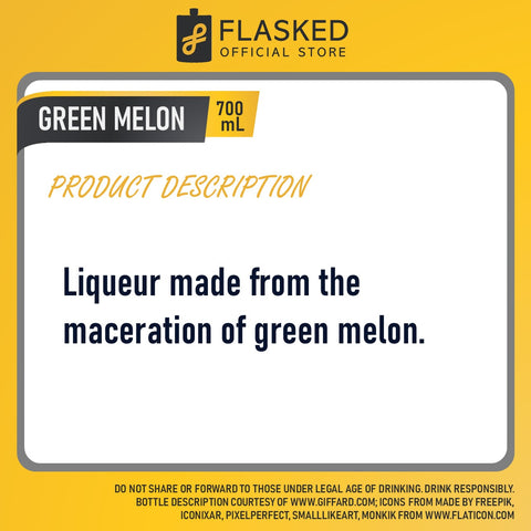 Giffard Green Melon Liqueur 700mL