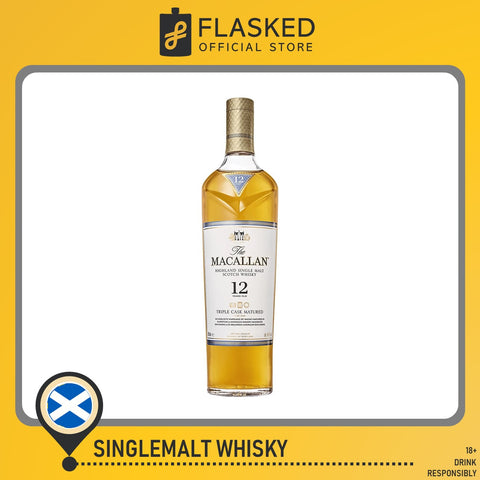 The Macallan Triple Cask Fine Oak 12 Year Old 700mL Single Malt Scotch Whisky