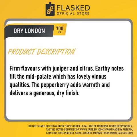 Lyre's Dry London Non-Alcoholic Spirit 700mL