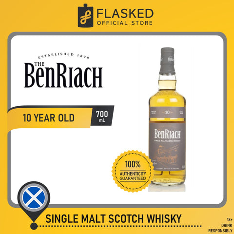 Benriach 10 Year Old Single Malt Whisky 700mL