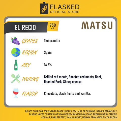 Matsu El Recio Red Wine 750mL