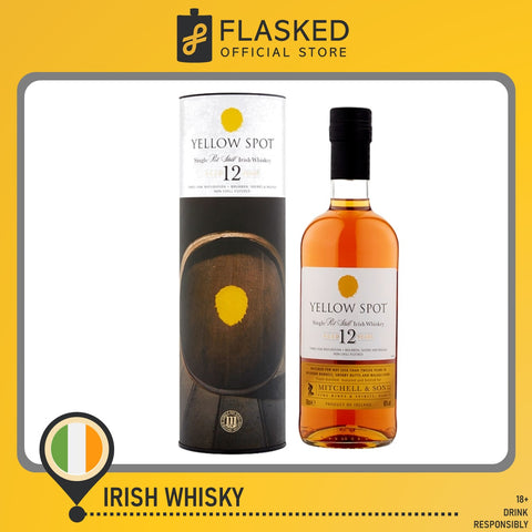 Spot Yellow 12 Year Old Single Pot Still Irish Whiskey 700mL