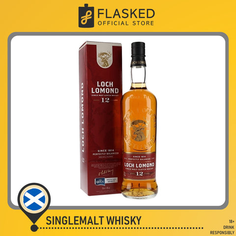 Loch Lomond 12 Year Old Single Malt Scotch Whisky 700mL