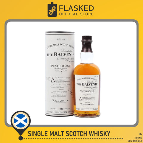 The Balvenie 17 Year Old Peated Cask Single Malt Scotch Whisky 700mL