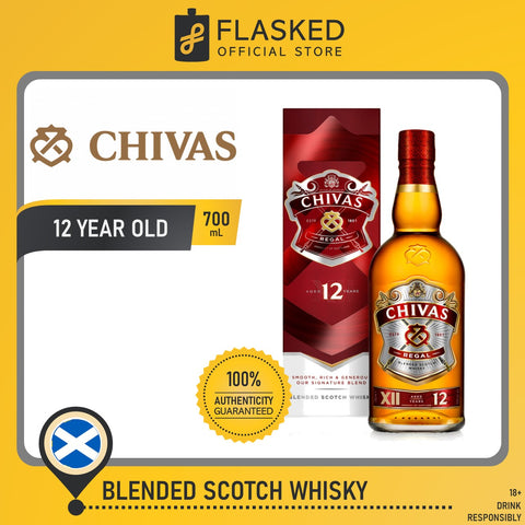 Chivas Regal 12 Year Old Whisky 700mL
