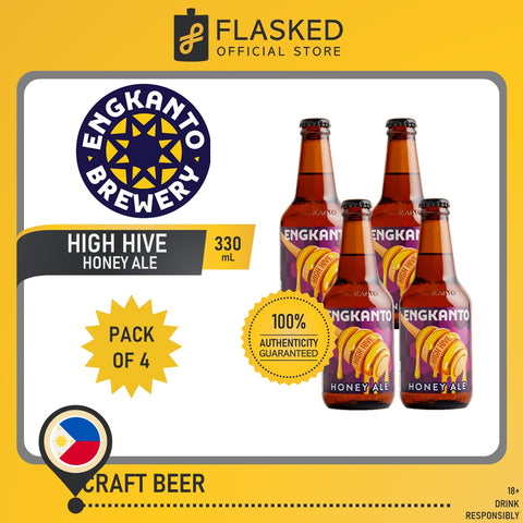 Engkanto High Hive - Honey Ale Beer 330mL 4 Pack