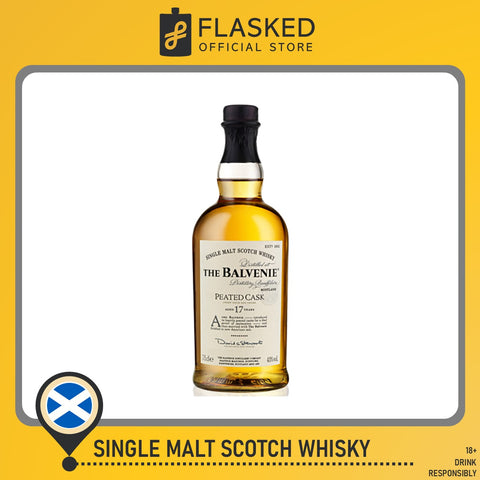 The Balvenie 17 Year Old Peated Cask Single Malt Scotch Whisky 700mL