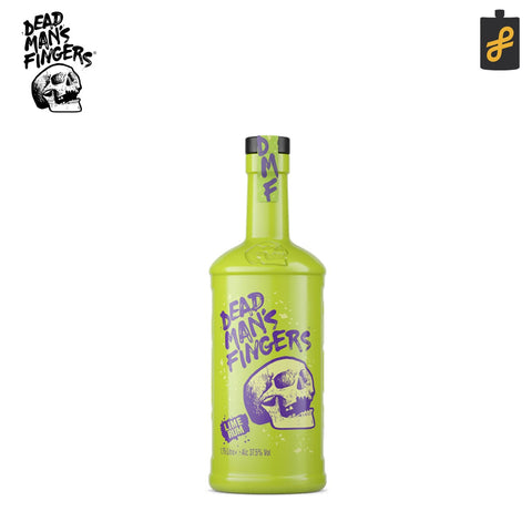 Dead Man's Fingers Lime Flavored Rum 700mL W/ Free Skull Glass