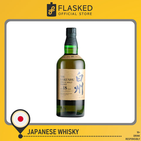 Hakushu 18 Years Single Malt Japanese Whisky 700mL