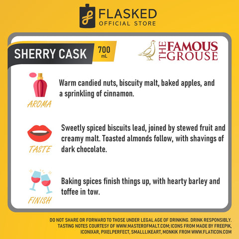 Famous Grouse Sherry Cask Blended Scotch Whisky 700mL