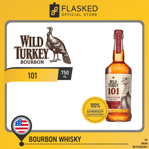 Wild Turkey 101 Kentucky Straight Bourbon Whiskey 750mL