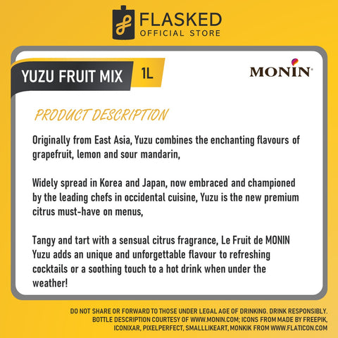 Monin Yuzu Fruit Mix 1L